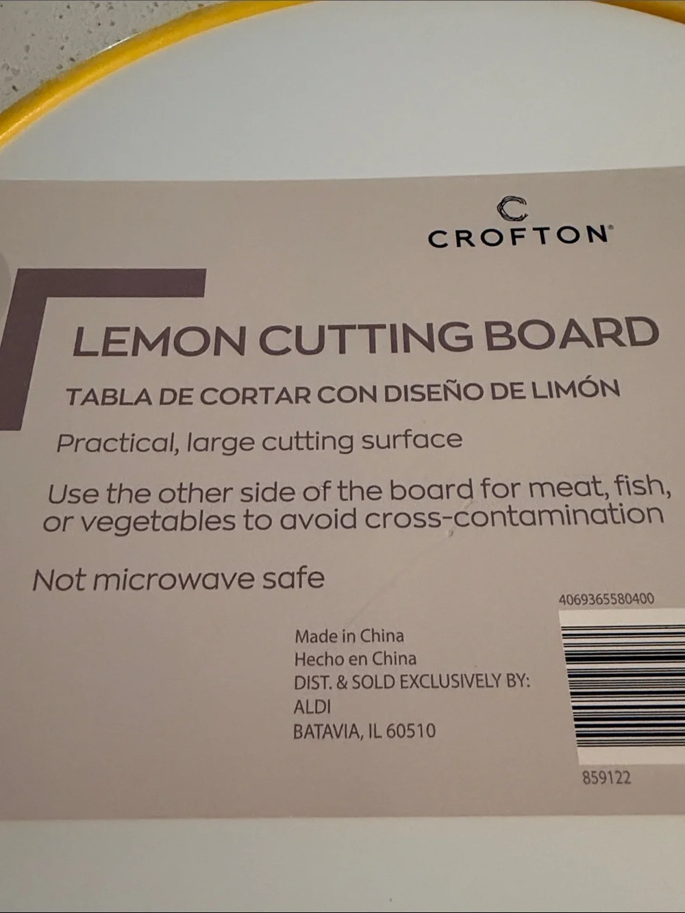 Crofton lemon themed